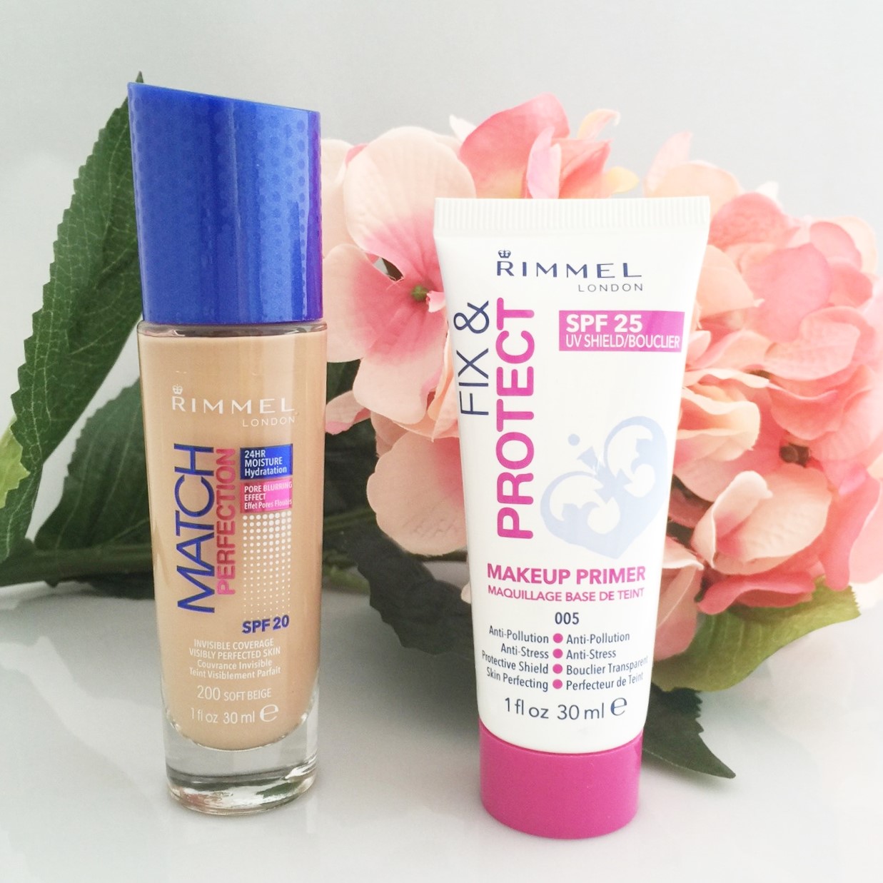 PRODUCT RIMMEL LONDON FIX & PROTECT PRIMER AND MATCH PERFECTION FOUNDATION SPF20 | The Beauty & Lifestyle Hunter