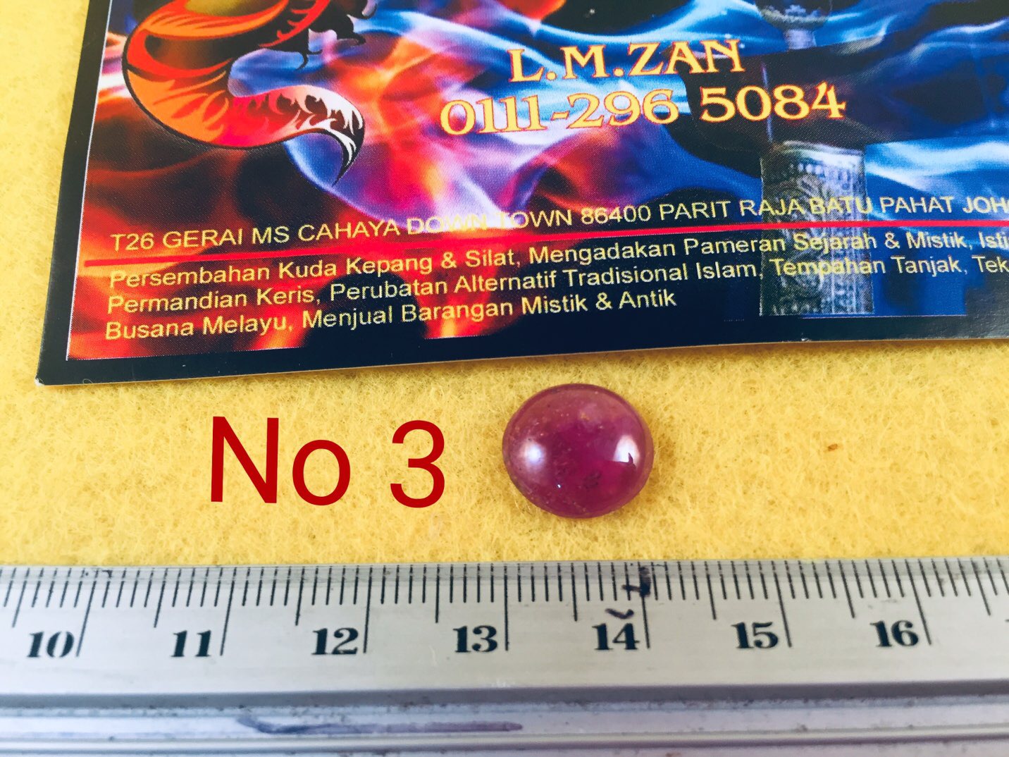 SELANGKAH KE ALAM MISTIK BATU DELIMA BURMA ASLI