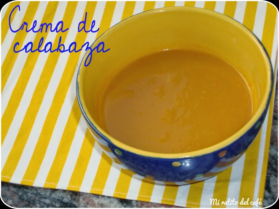 Crema de calabaza