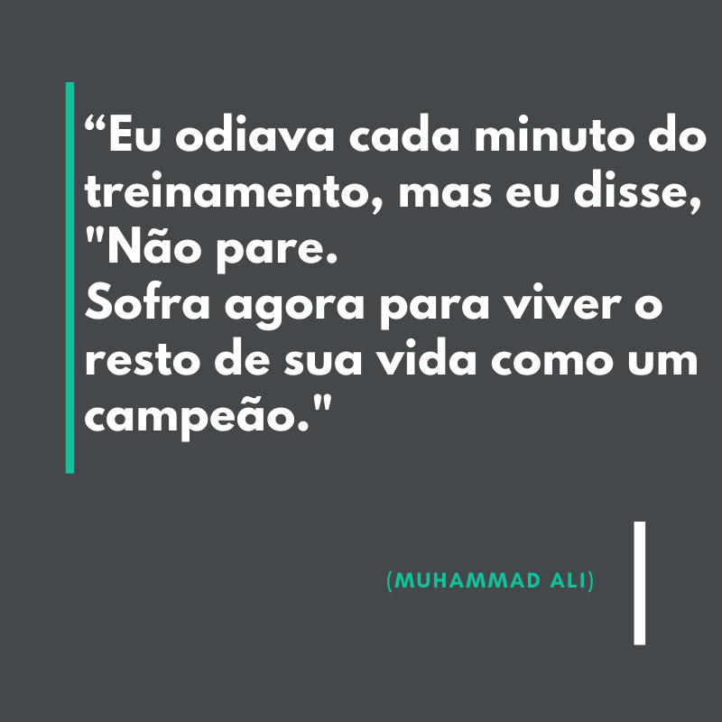 Imagens com frases inspiradoras de Muhammad Ali