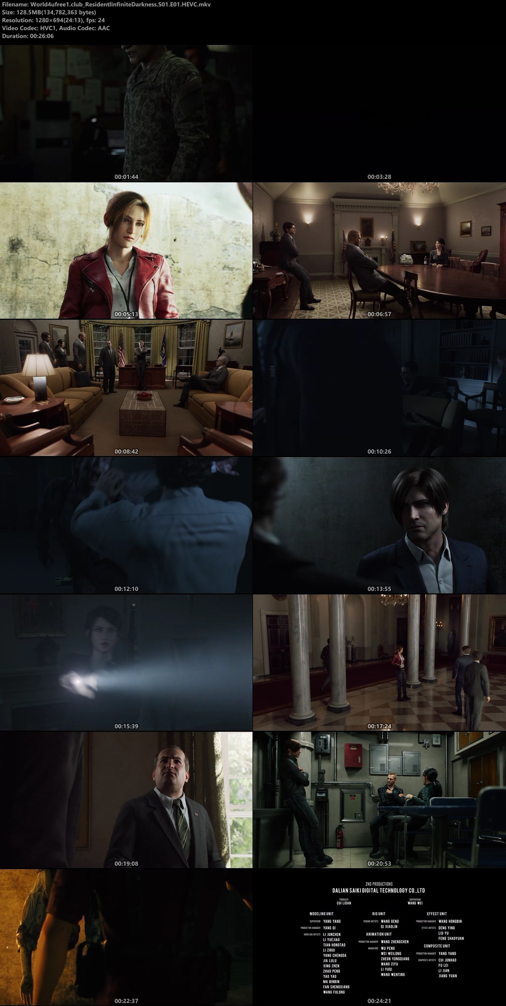 Resident Evil: Infinite Darkness S01 Poster