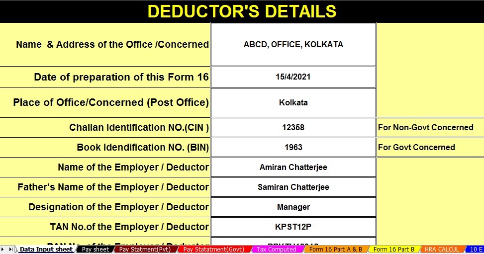 Deduction for Medical Insurance Premium Under Area 80D With Automated Tax Calculator All