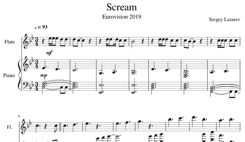 Текст песни сдам назад. Сдавайся Ноты для фортепиано. Лазарев на пианино Ноты. Scream на пианино.