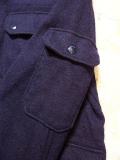 Engineered Garments "Over Parka in Dk.Navy 16oz Wool Flannel" Fall/Winter 2015 SUNRISE MARKET