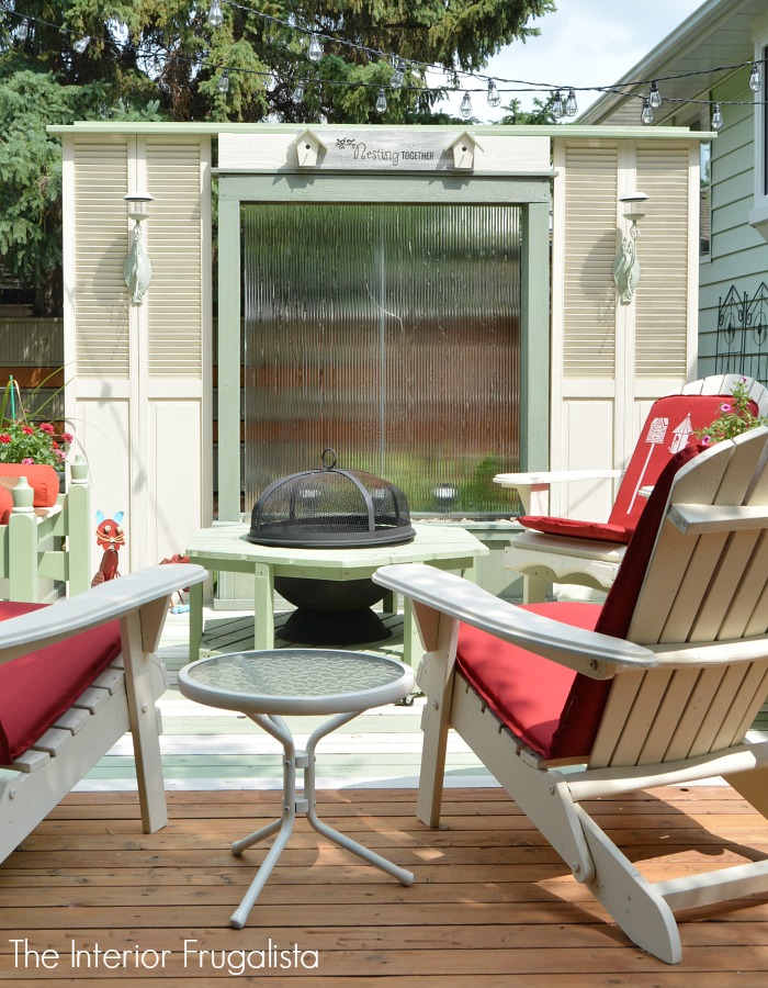 Deck Privacy Screen From Repurposed Doors Interior Frugalista