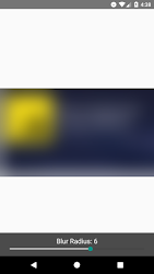 background react native slider blur dynamically using component