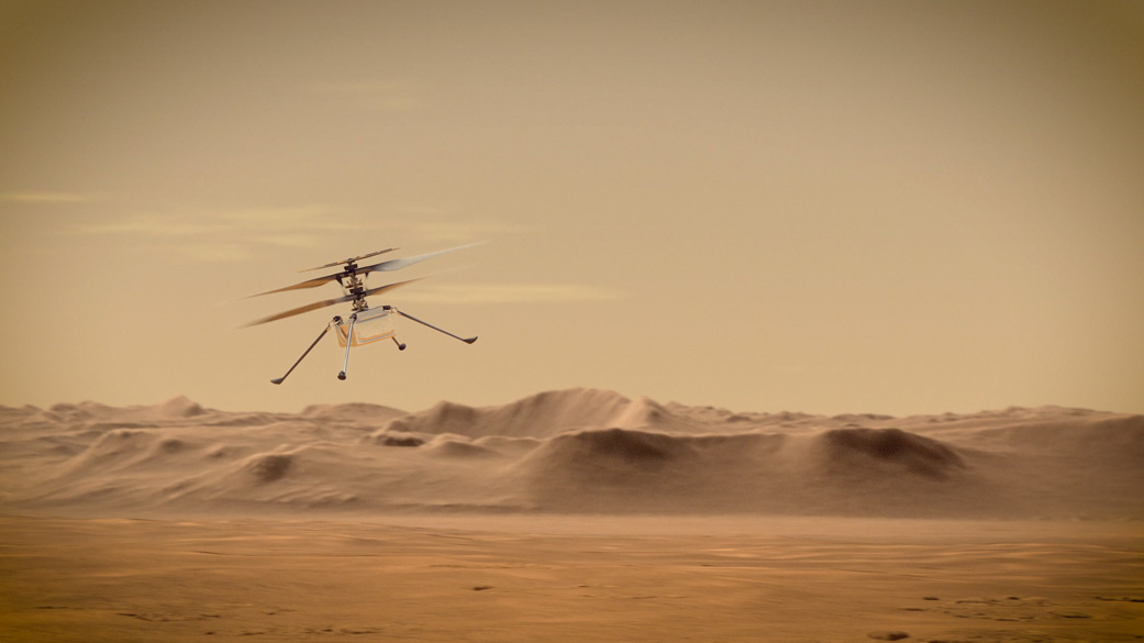 NASA Ingenuity Mars Helicopter Prepares for First Flight