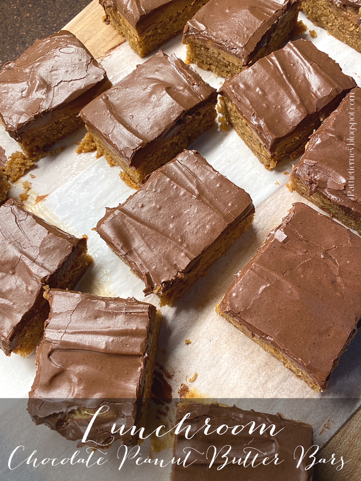 OllaPodrida Lunchroom Chocolate Peanut Butter Bars