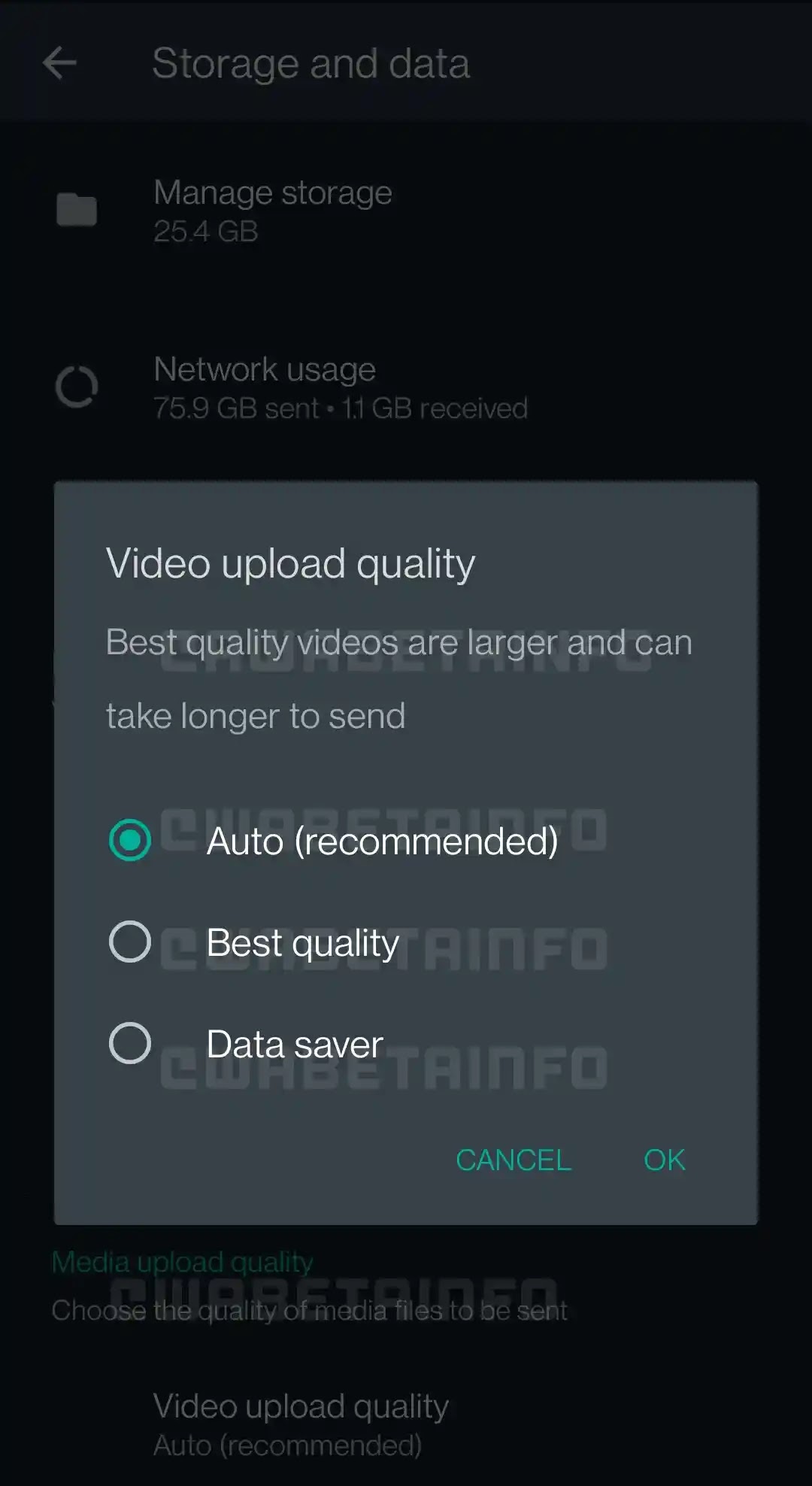 whatsapp send video in original quality