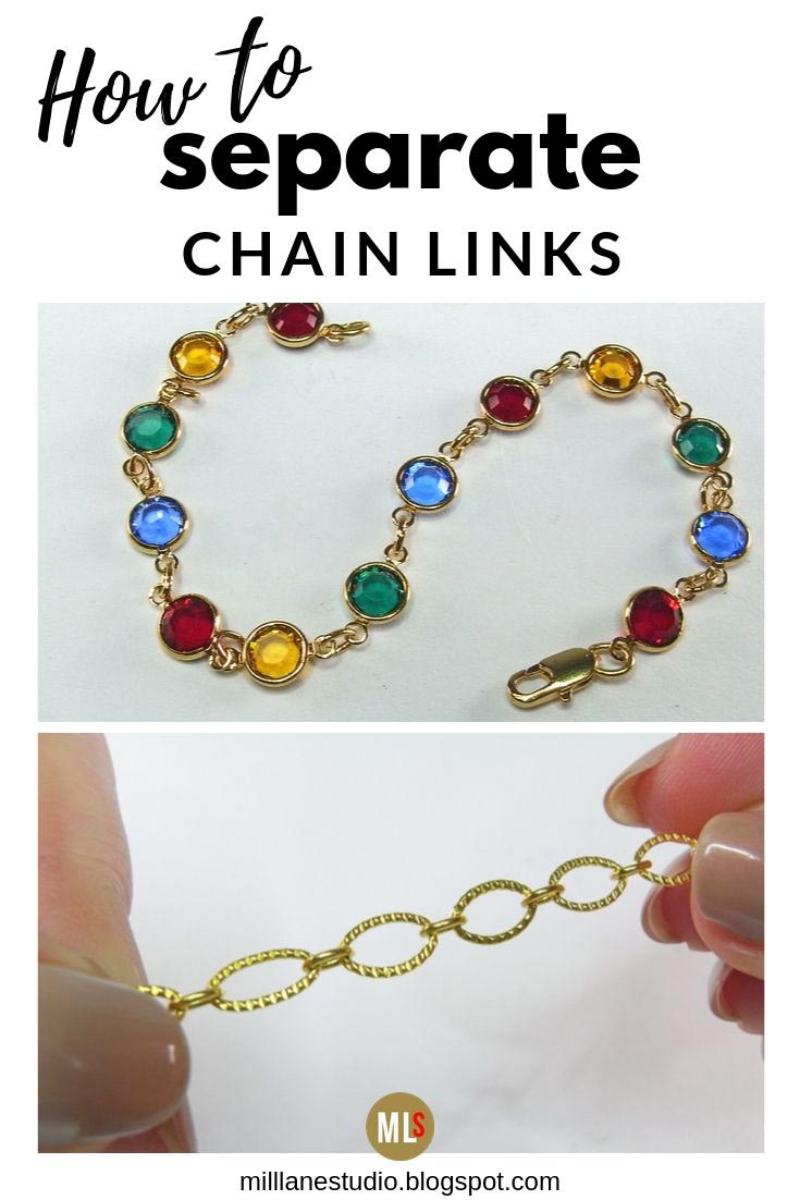How to Separate Chain Links Mill Lane Studio