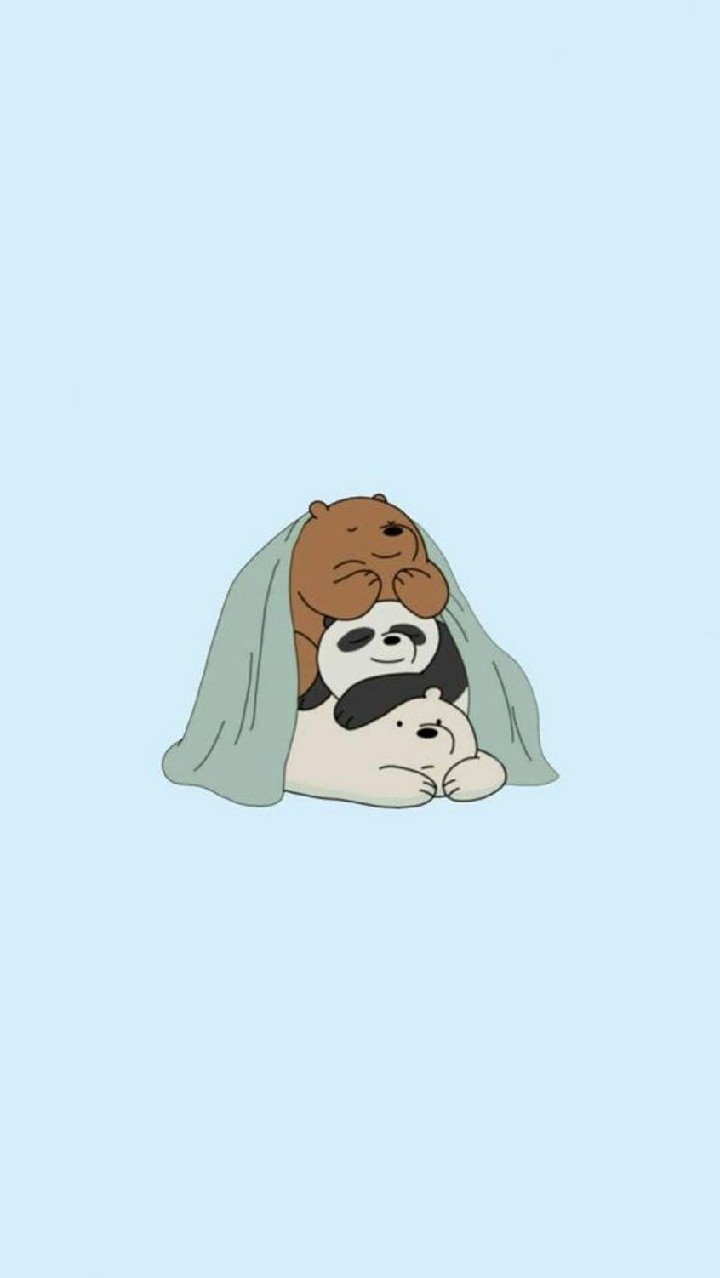 Mua Sticker 50 miếng hình dán 3 chú gấu We bare bears