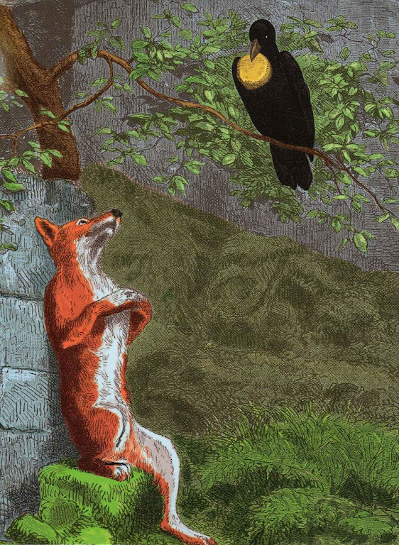 O corvo e a raposa