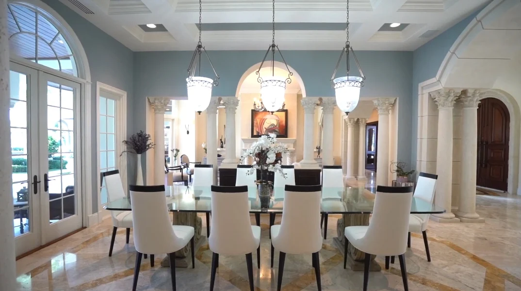 39 Interior Photos vs. 251 W Coconut Palm Rd, Boca Raton, FL Ultra Luxury Mansion Tour