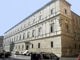 The Palazzo della Cancelleria in Rome