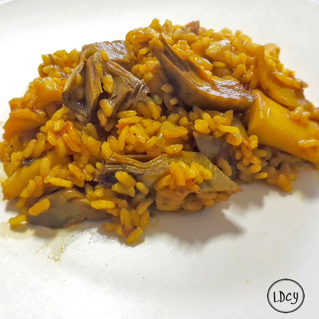 Arroz Con Sepia Y Alcachofas