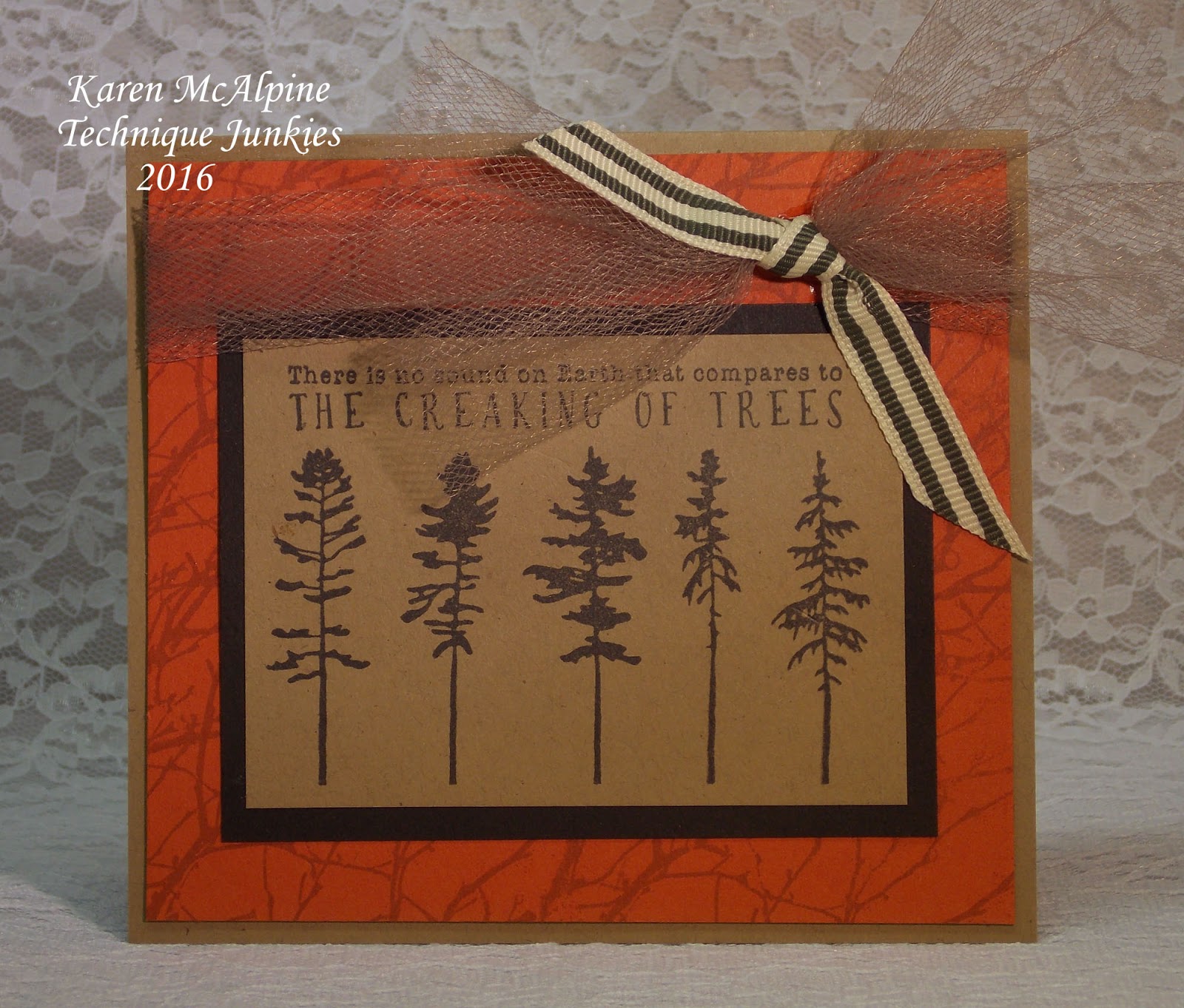 Dreaming and Creating Fall Colors and Trees with Technique Junkies