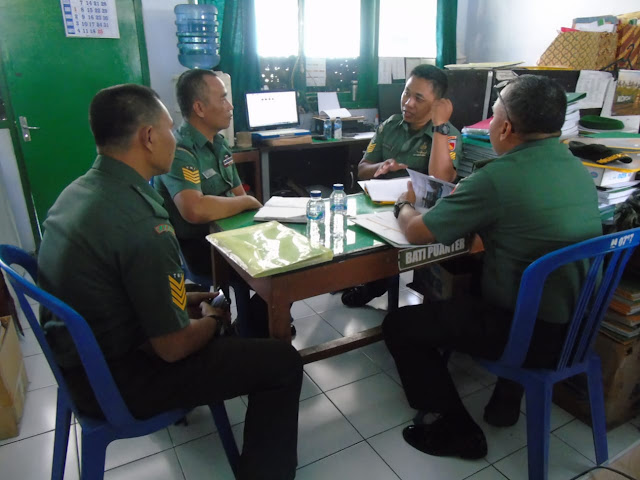 Kodim Karanganyar - Kunjungan Tim Wasev Bidang Komsos Sterdam IV/Diponegoro ke Kodim 0727 Karanganyar