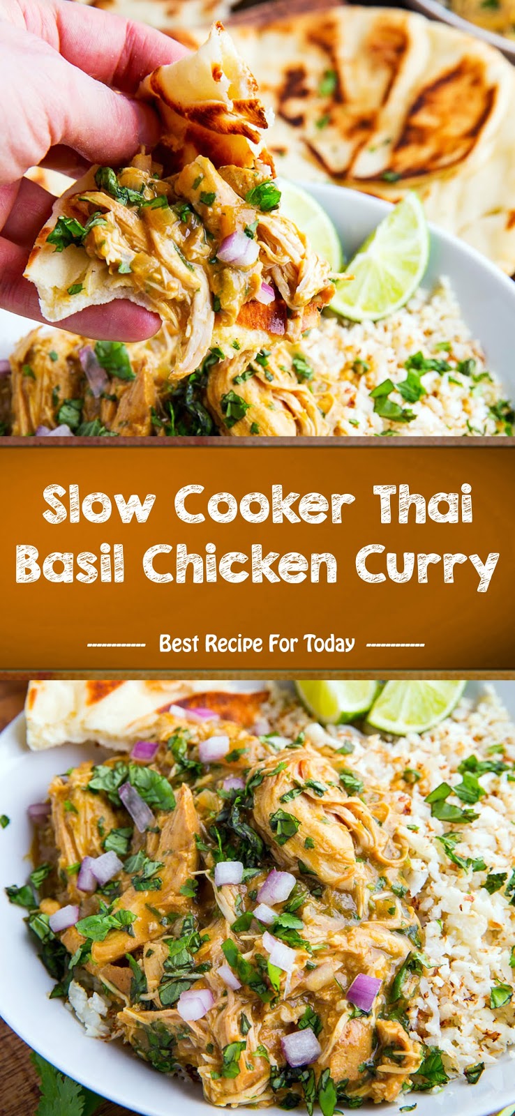 Slow Cooker Thai Basil Chicken Curry