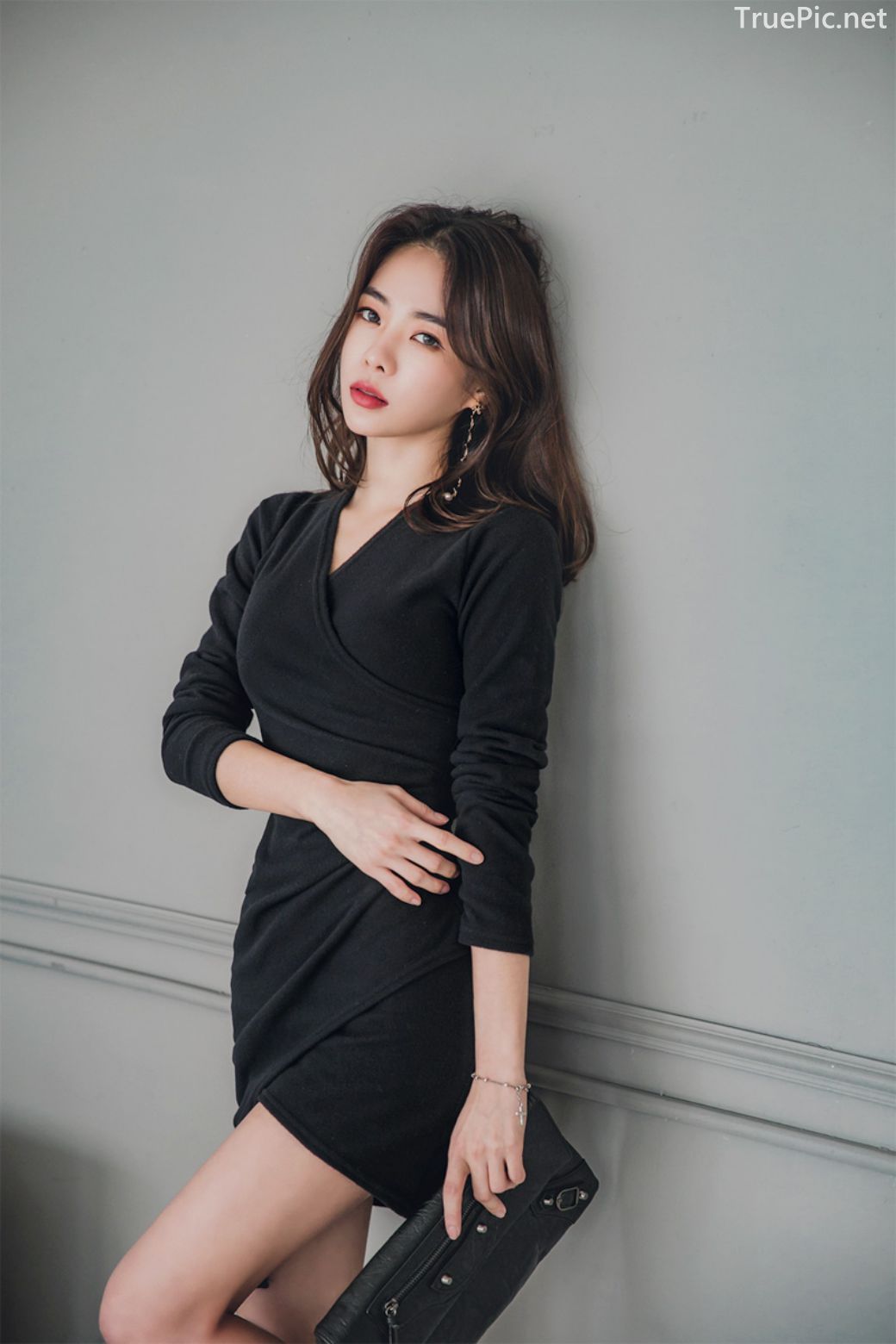 Korean fashion model - An Seo Rin - Woolen office dress collection