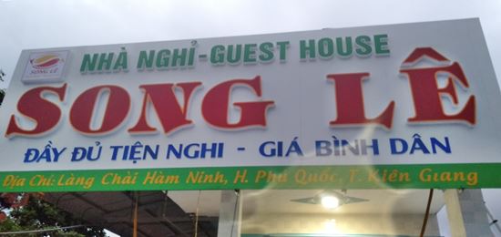 Thi công bảng hiệu quảng cáo Nhà nghỉ - Guest House Song Lê Phú ...