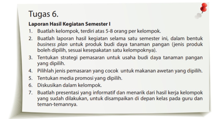 Hasil Kegiatan Usaha Budi Daya Tanaman Pangan