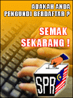 Anda Telah Berdaftar Sebagai Pengundi? Sila Semak