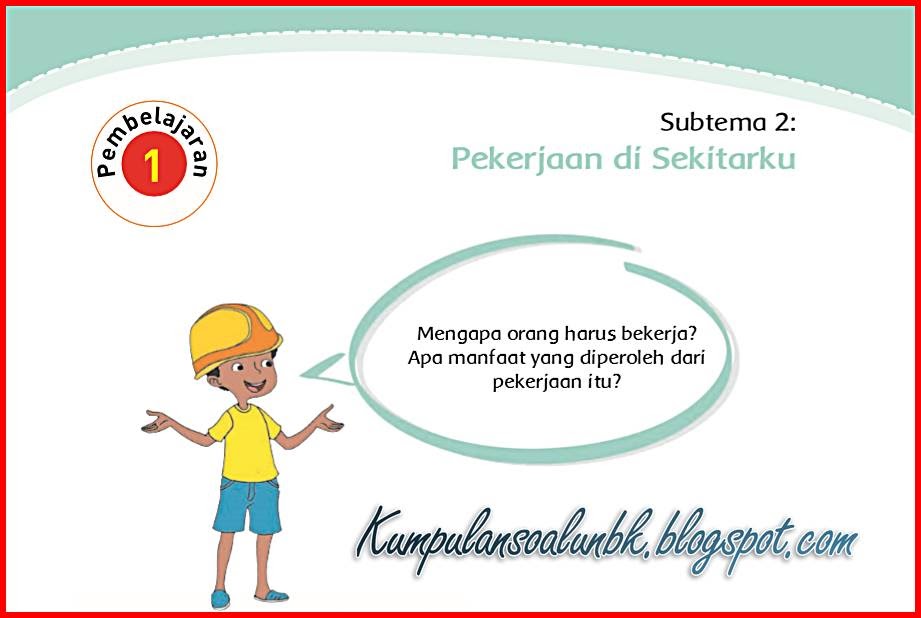 Kunci Jawaban Halaman 51 52 54 55 56 57 58 Tema 4 Kelas 4 Buku Tematik Siswa Kumpulan Soal Ujian