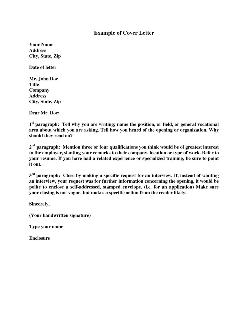 sample application letter for unknown position