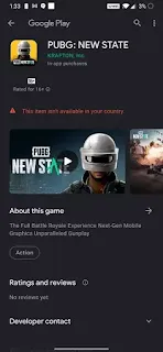 3 Countries Vietnam, India, and China are not available for Pre-registration on Google play store. PUBG: New State or PUBG Mobile 2 has been officially Announced on 2021-02-25 on play store but now PUBG: New State is only available for Pre-registration on Google Play Store.