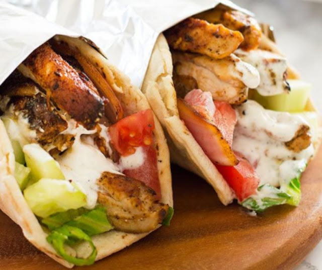 Easy Chicken Shawarma Recipe With Yogurt Sauce Easy Chicken Shawarma Recipe With Yogurt Sauce