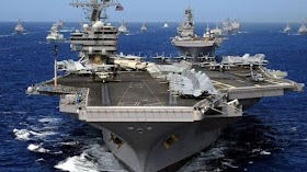Mengejutkan, Armada Kapal Perang AS Masuk Perairan tempat Latihan Perang Angkatan Laut China