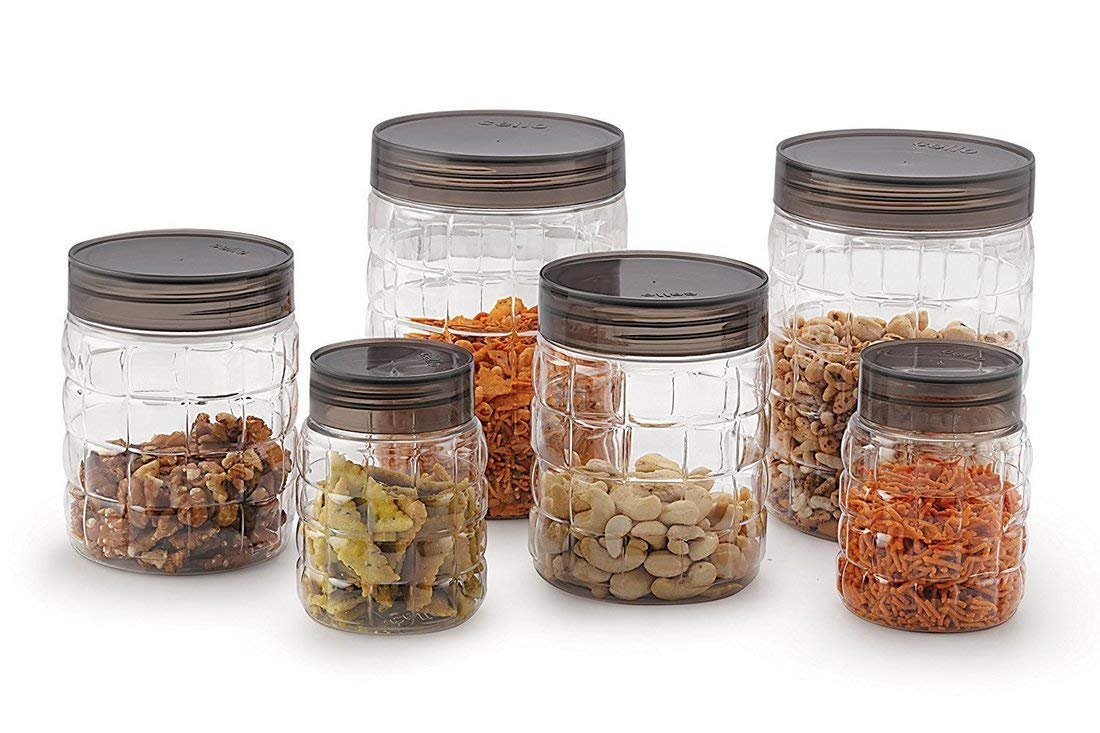 amazon shopping park Cello Checkers Plastic PET Canister Set, 18