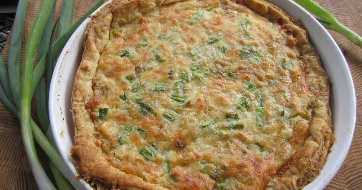 The Irish Mother: Spring Onion Tart with Puff Pastry Crust
