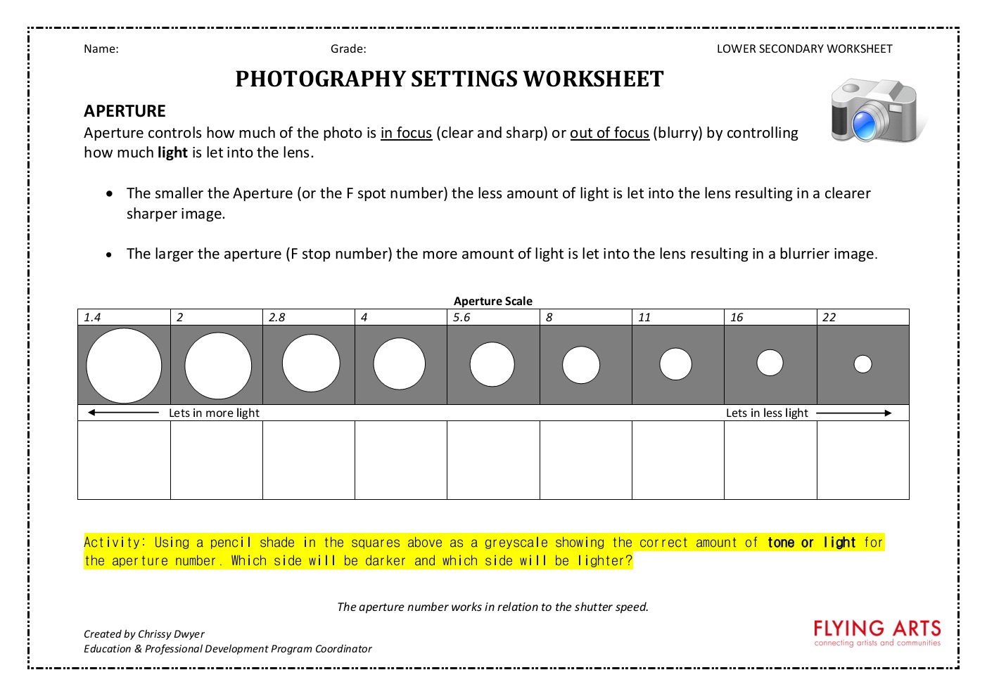 Arty Crafty Studio Art Worksheets Arty Crafty Studio Art Worksheets