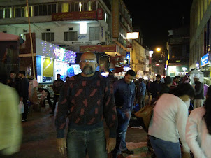 Seafarer /Blogger /Traveller Rudolph. A. Furtado at " Police Bazaar " in Shillong.