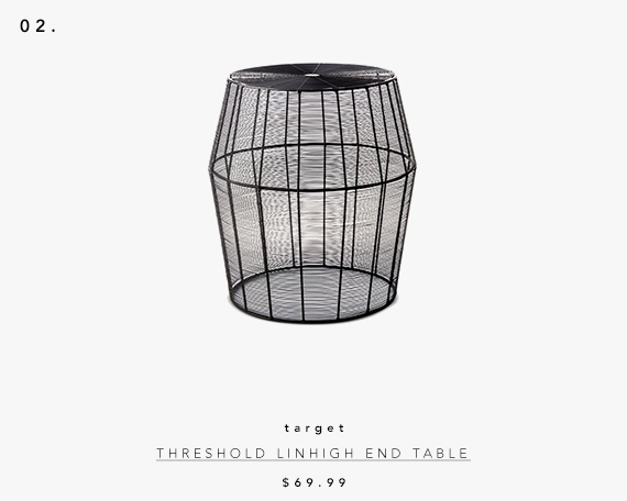 5 UNDER $70: Modern Accent Tables | threshold linhigh end table