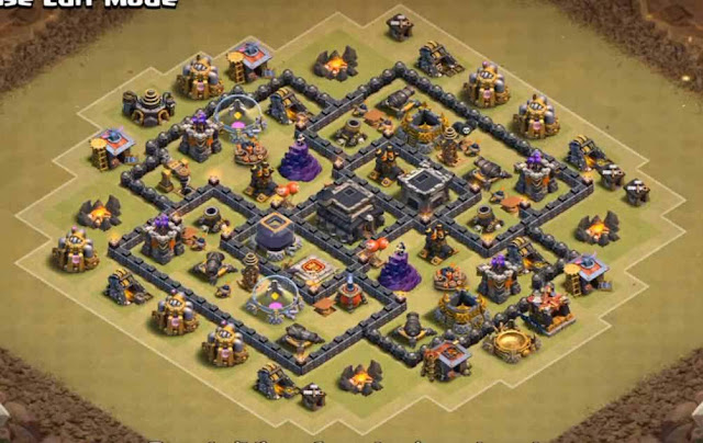 Base Town Hall 7 Clash of Clans War