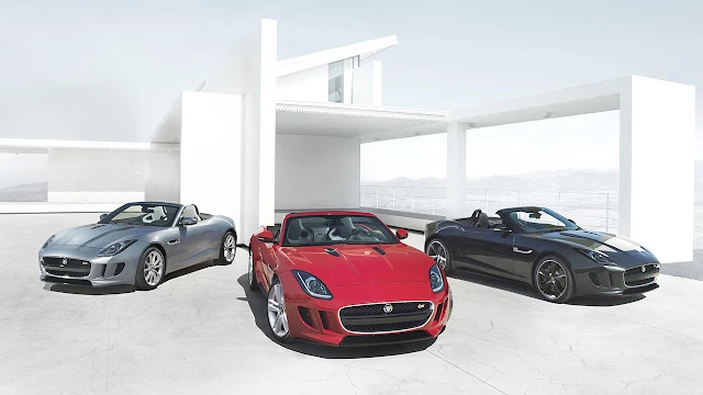 Jaguar F-Type Convertible 3 colors