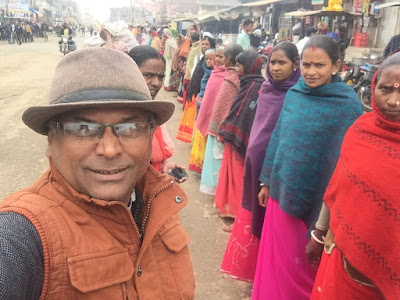 भव्य मानव श्रृंखला Human Chain, AnjNewsMedia