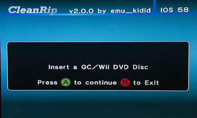 wii Wii&GCのディスクをISO形式でバックアップするCleanRip紹介