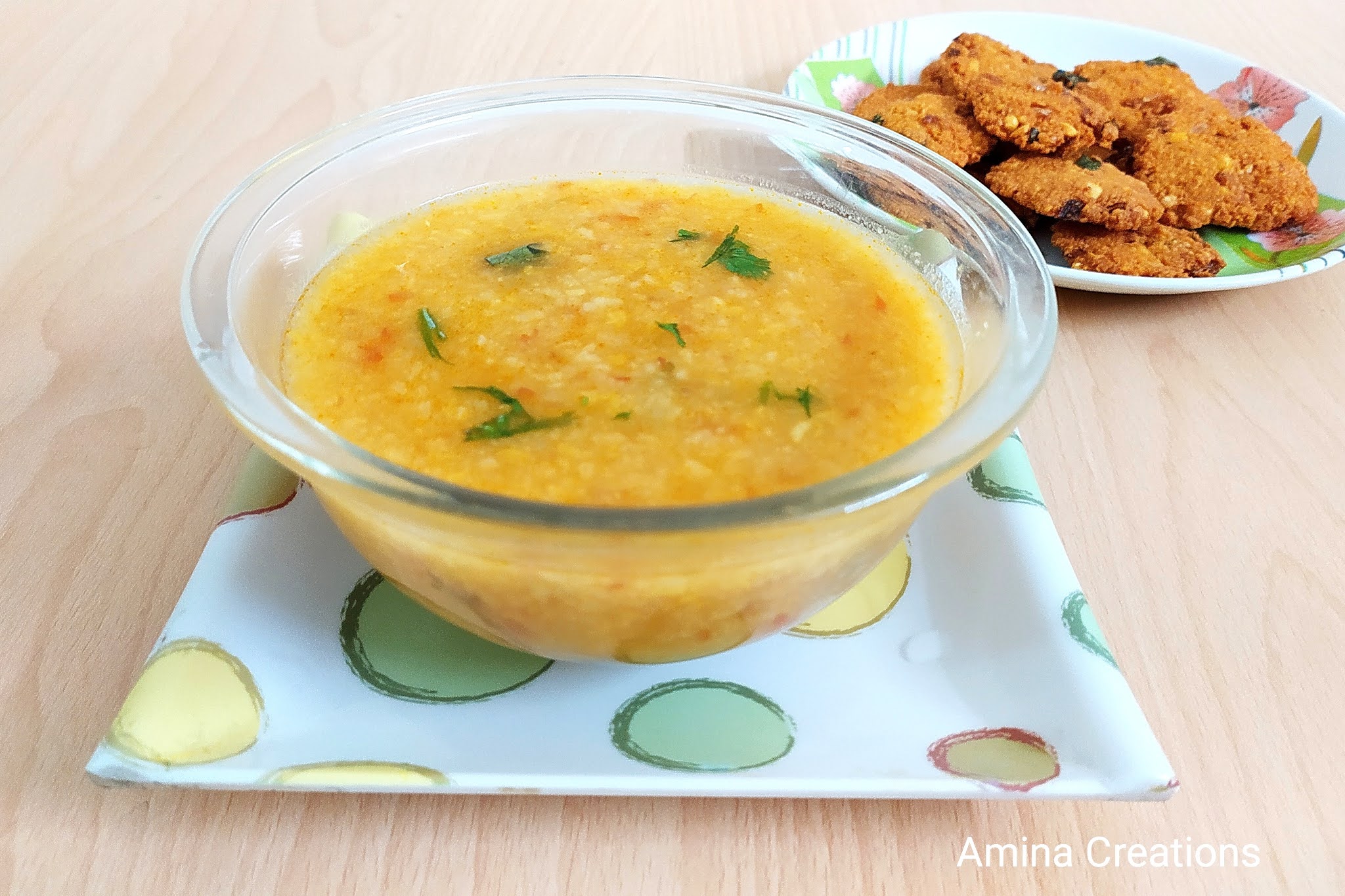 AMINA CREATIONS NOMBU KANJI WITHOUT MINCED MEAT/ VEGETARIAN NOMBU KANJI