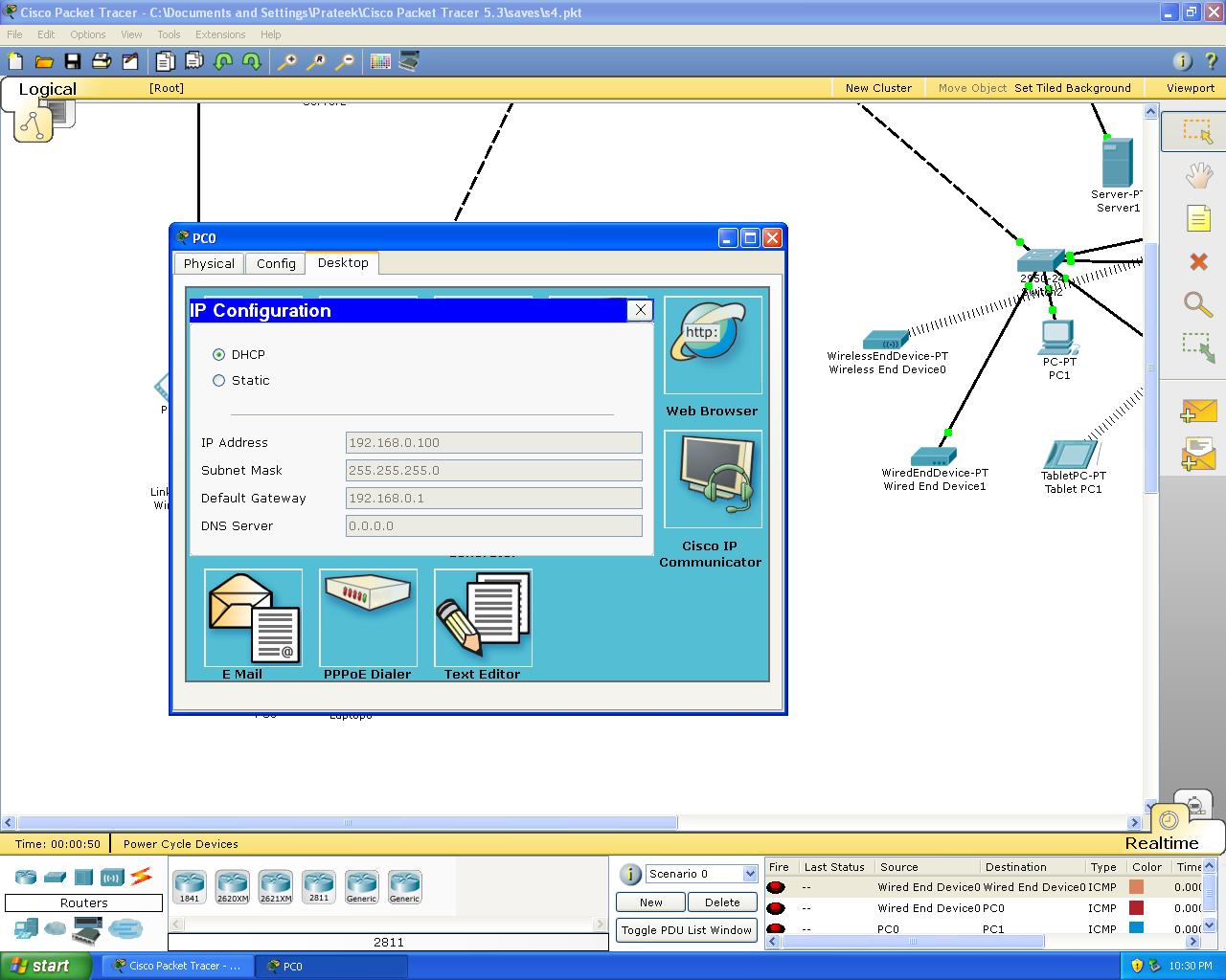 Prattzz s tech blog cisco packet tracer a great software