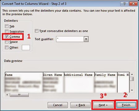 Text To Column Method 4