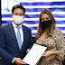 Vereadora Edylene Ferreira se reúne com o Ministro da Cidadania, João Roma
