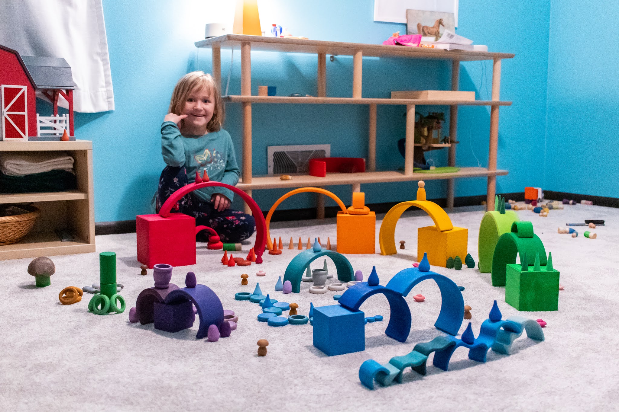 Introducing Loose Parts Play in our Montessori Home