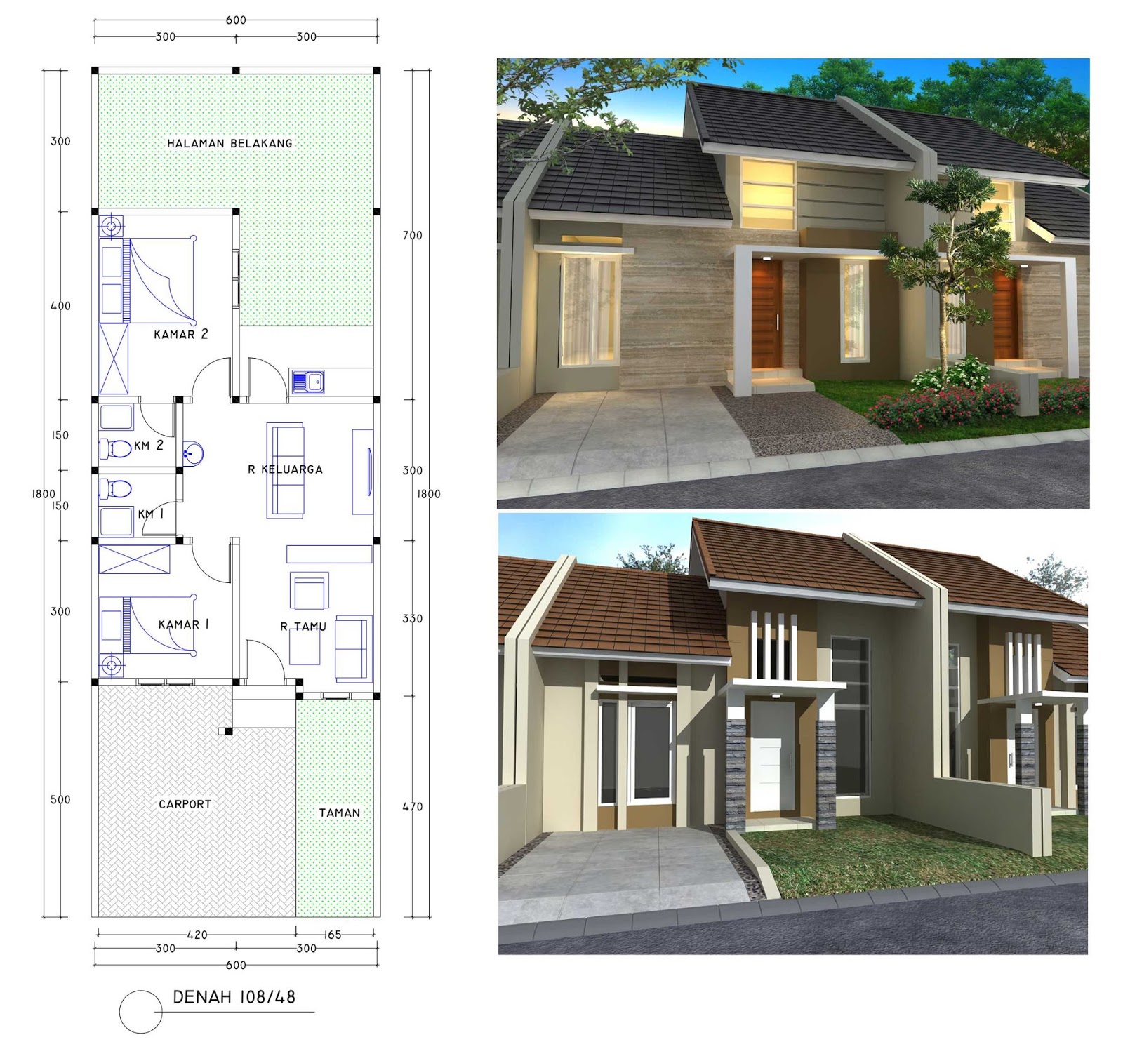 66 Desain Rumah Minimalis Lebar 6 Meter Desain Rumah 66 Desain Rumah Minimalis Lebar 6 Meter Desain Rumah