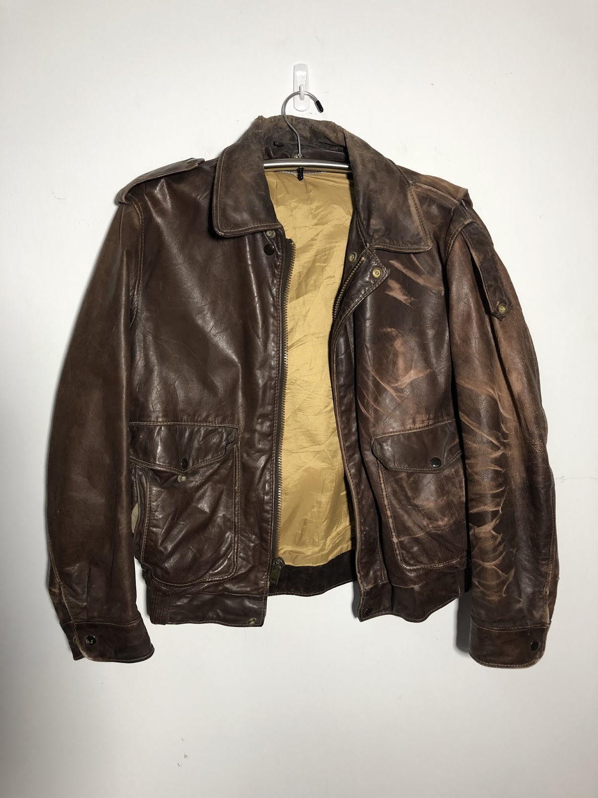 Smoke Vintage : Vintage Jacket Kulit Leathercraft Process NY