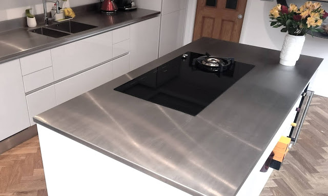 Stainless steel countertops