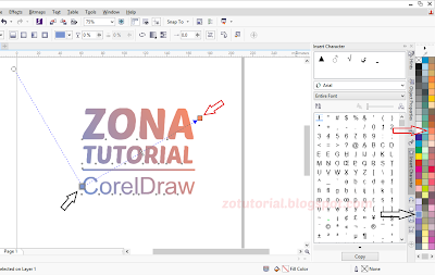 3 Langkah Membuat Efek Gradasi di CorelDraw X7