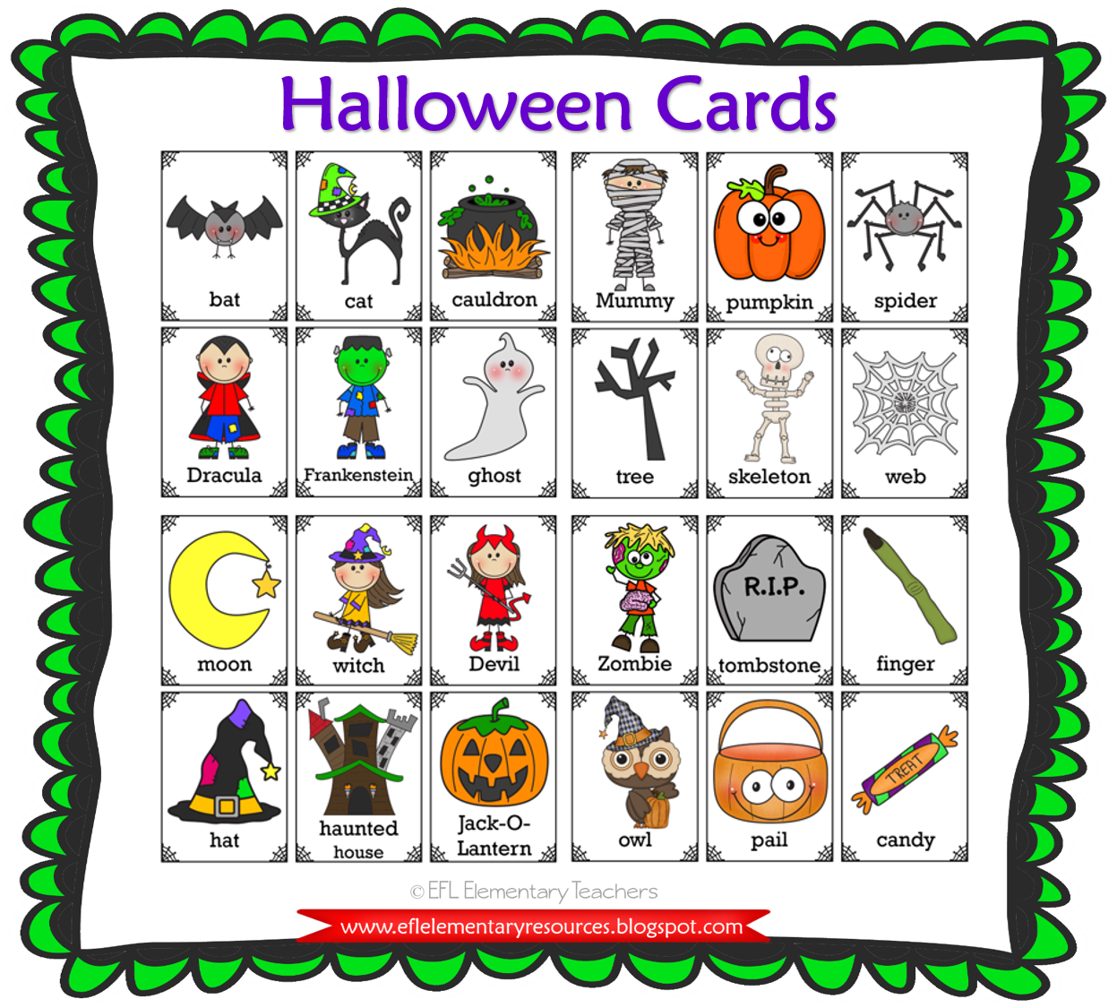 EFL Elementary Teachers: Day 3 of the 31 days of Halloween 2020 New ...